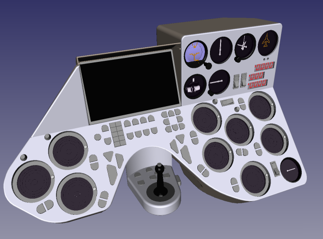 Cockpit, CAD view