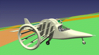 Liftoplane: dropping the speed at altitude 30m