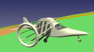 Liftoplane: dropping the speed at altitude 20m