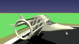 Liftoplane: dropping the speed and the descent rate at altitude 2m